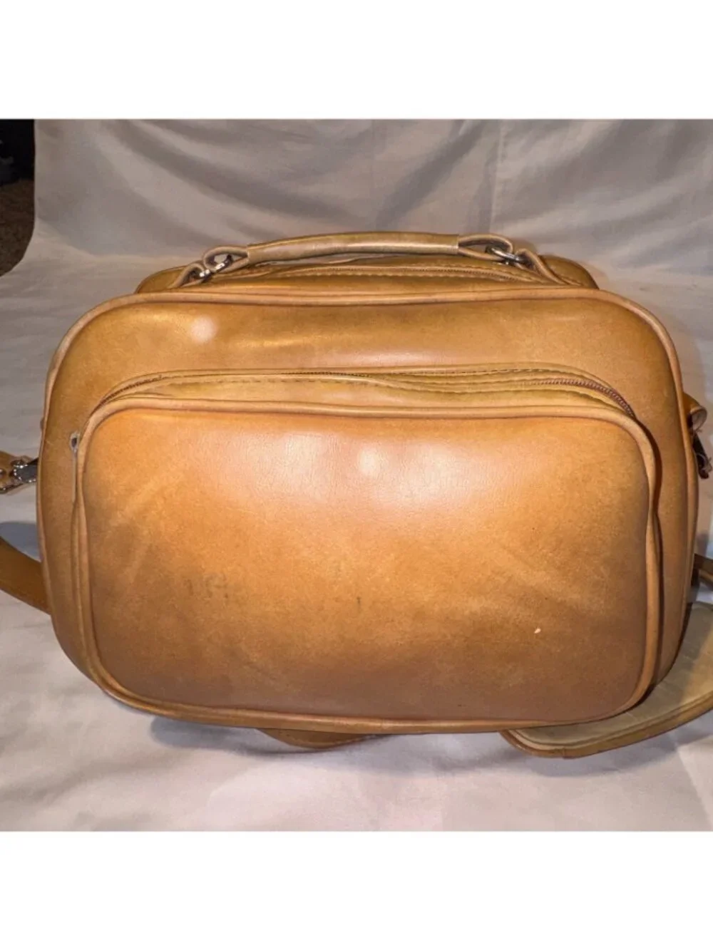 Vintage Camera Bag 60s Marsand Heavy Padded Large VERY RARE Fabric/Leather Retro